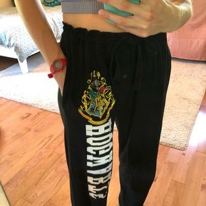 Black Harry Potter Hogwarts Sweatpants